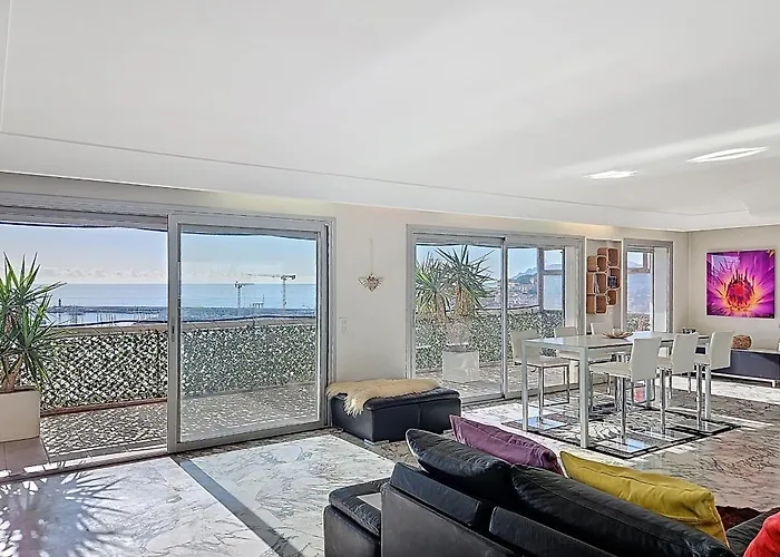 Feriehus Henri Camille Agency - Goelands- Luxury 3 Bedrooms Huge Sea View Terrace Cannes